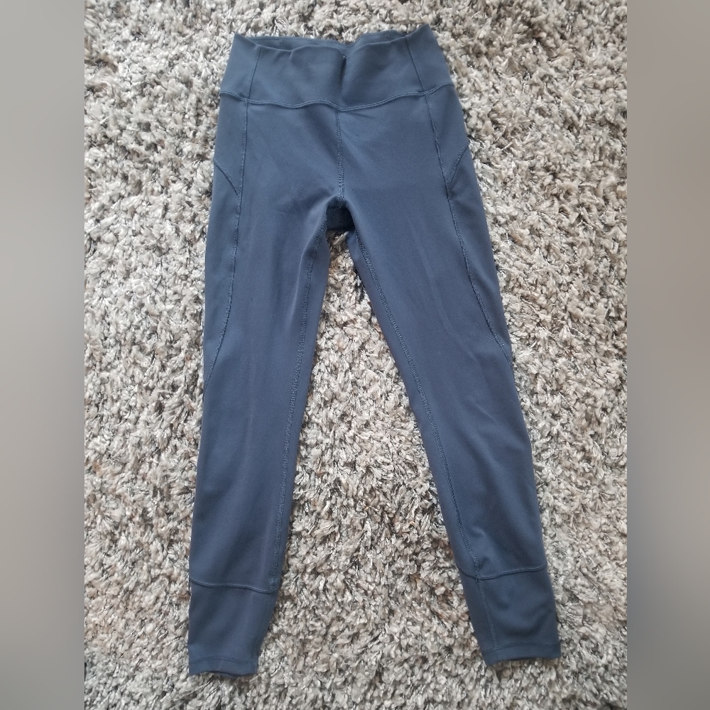 Lululemon leggings yoga pants, small, blue